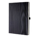 Sigel notitieboek conceptum pure a4 zwart hardcover 194 pagina's 80 grams blanco