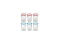Deti weckglas weckpot jampot met geruit schroefdeksel 440 ml pak a 6 stuks