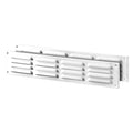 Türgitter weiß 305x80 mm 2 Stück