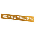 Ventilatierooster aluminium brons 400x80 mm