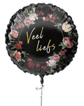 Haza folieballon veel liefs ø45cm