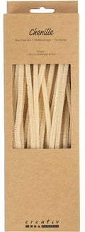 Creativ company chenille 6mm x 30cm beige - 50st.