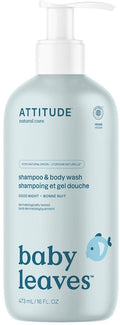 Attitude - baby leaves shampoo body wash good night