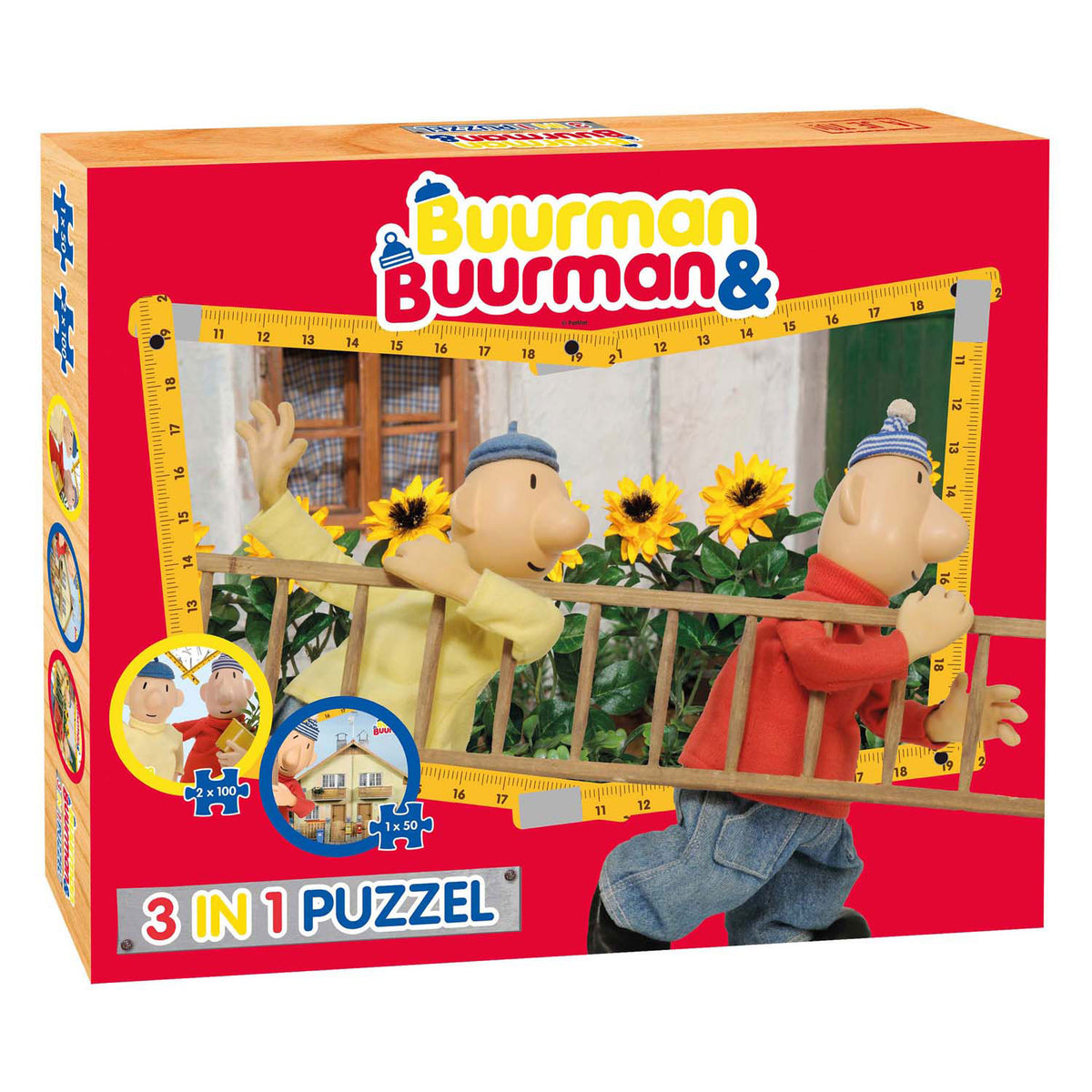 Nachbar- und Nachbar-Puzzle 3in1