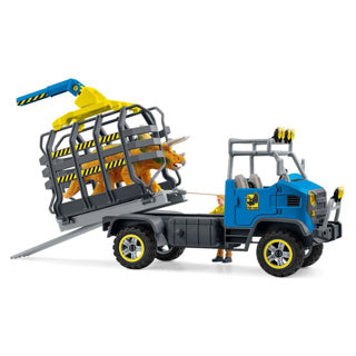 Schleich dinosaurus - dinosauriërs truckmissie - dino speelgoed - kinderspeelgoed voor jongens en meisjes - 4 tot 12 jaar 42565