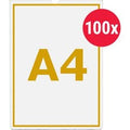 U-hoezen leitz a4 21,5x30cm 120 micron transparant