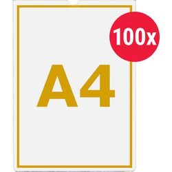 U-hoezen leitz a4 21,5x30cm 120 micron transparant