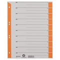 Tabbladen leitz grijs kraft karton a4 100 stuks