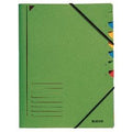 Sorteermap leitz groen karton a4
