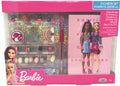 Mattel barbie sieradenset bedeltjes armbanden glitterpen en dagboek