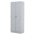 Kast niceday future 4 legborden 80x42x200,4cm lichtgrijs