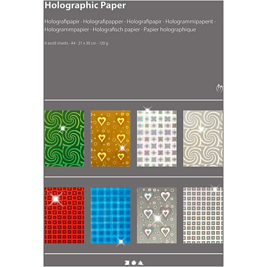 Https: www.cchobby.nl holografisch-papier-a4-vel-210x297-mm-120-gr-8-div-vellen-1-doos