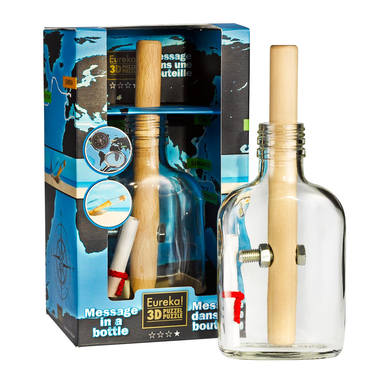 Eureka Brain -Puzzle -Nachricht in einer Flasche ***