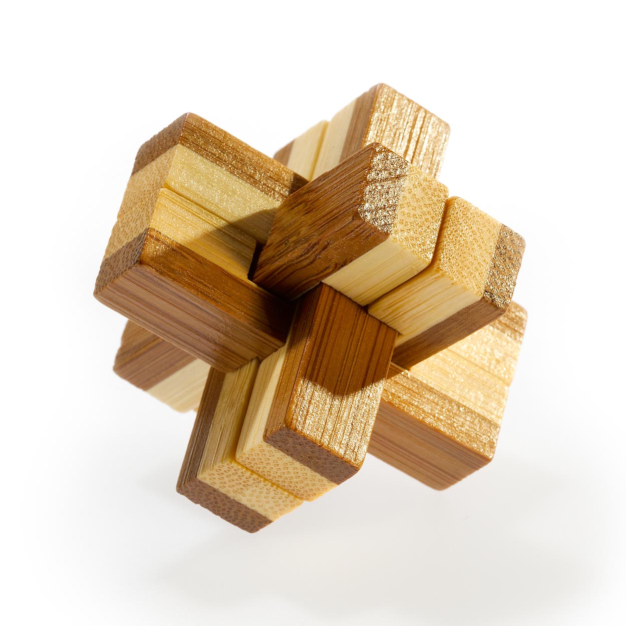 Eureka 3D Bambus-Gehirnpuzzle Knotty ***