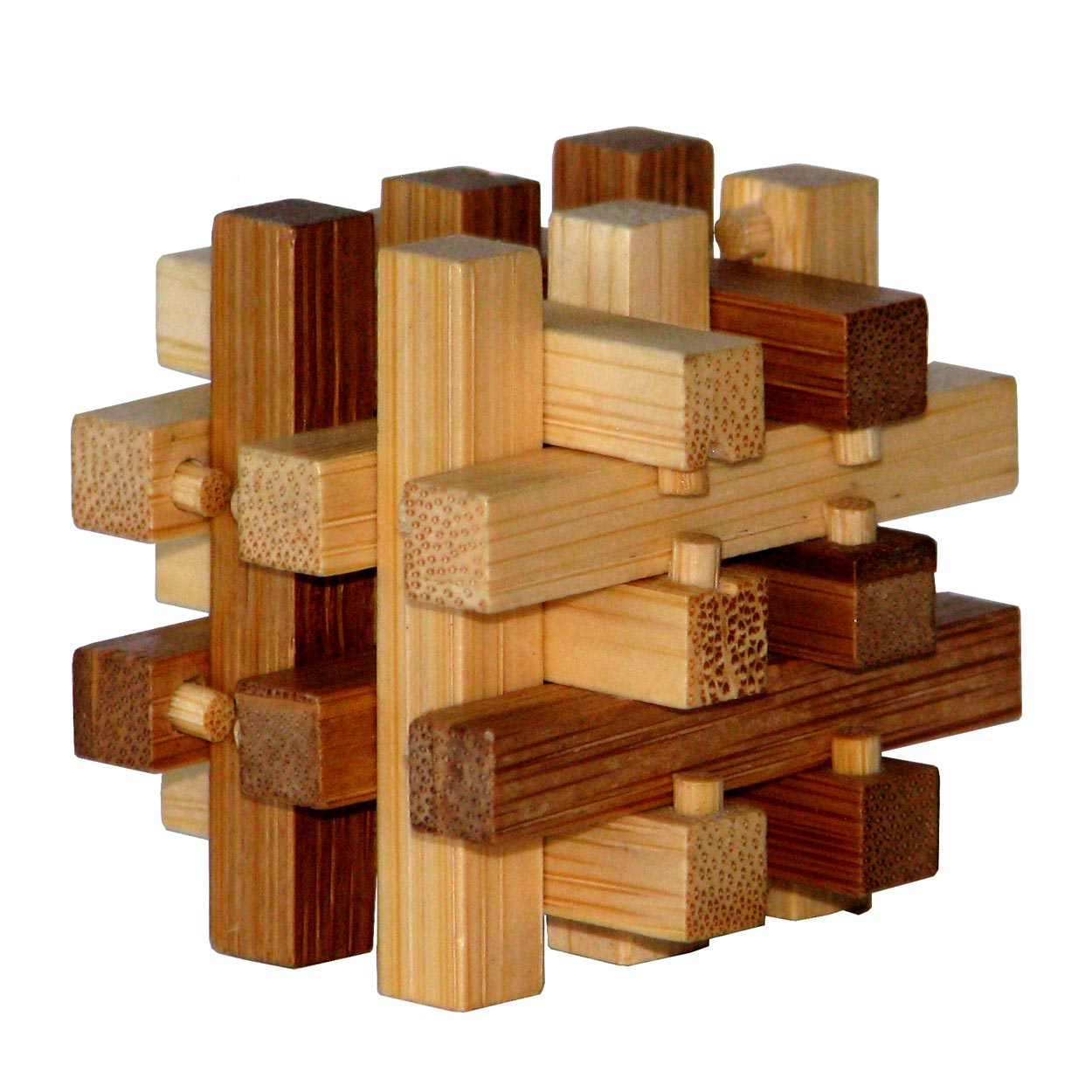 Eureka 3D Bambus-Gehirnpuzzle-Schiebespiel ****