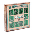Eureka Brain Puzzle-Set Grün, 10 Teile