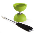 Eureka Rubber Diabolo mit Aluminiumstäben - grün
