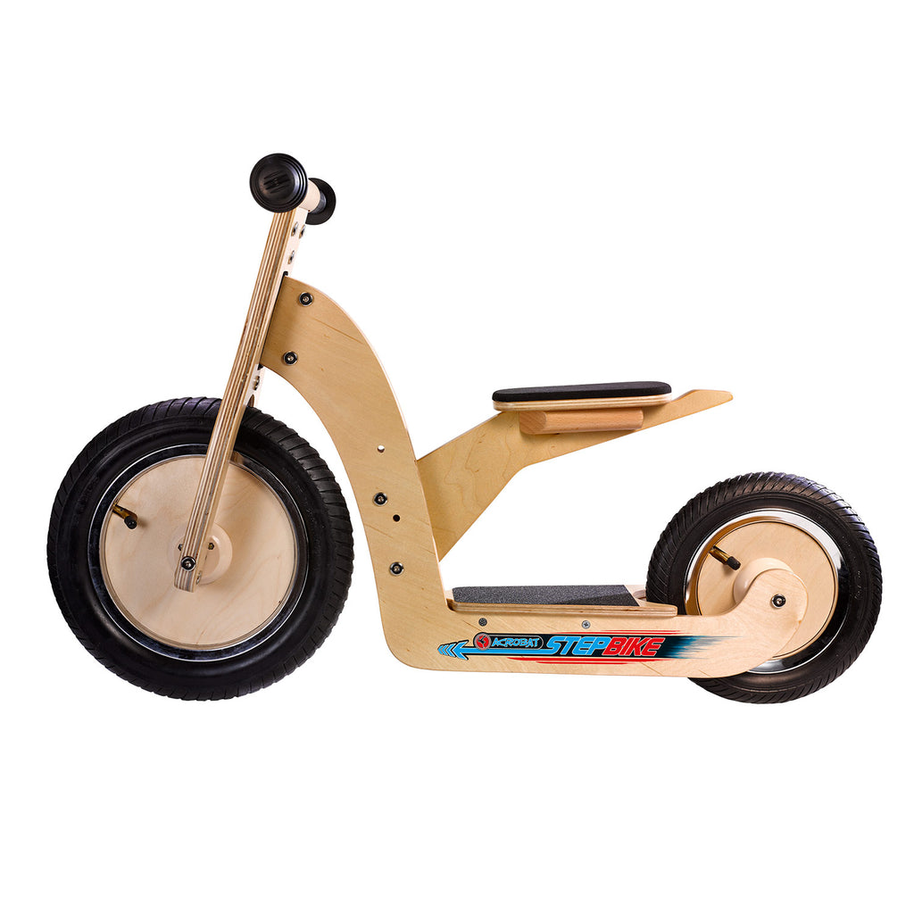 Eureka Acrobat Holz-Scooter-Fahrrad, 2-in-1
