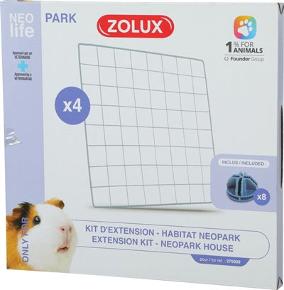 Zolux Neolife Neopark Meerschweinchen-Erweiterungsset Netzpaneele