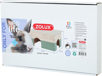 Zolux Neolife Holzhaus Kaninchen grün