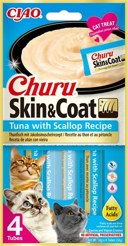 Rezept für Inaba Churu Thunfisch in Hautpanade mit Jakobsmuscheln