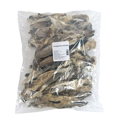 Petsnack Kaninchenohren mit Fell