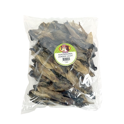 Petsnack Kaninchenohren ohne Fell