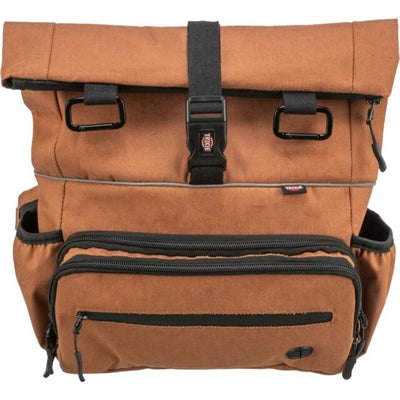 Trixie Rolltop-Rucksack mit Gürteltasche, rostfarben
