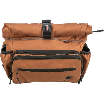Trixie Rolltop-Rucksack mit Gürteltasche, rostfarben