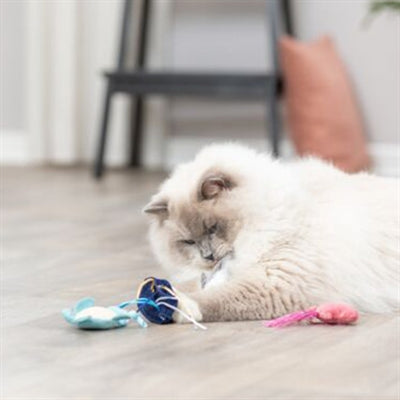 Trixie Meereskreatur-Plüschtier mit Katzenminze, verschiedene Farben