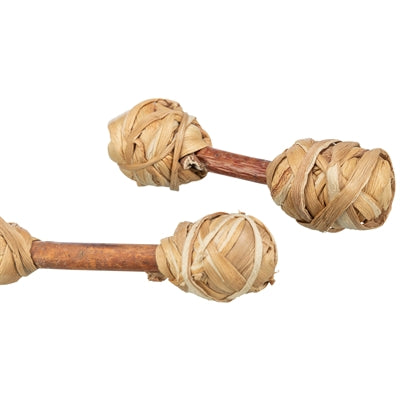 Trixie Hantelset aus Rinde, Holz und Gras