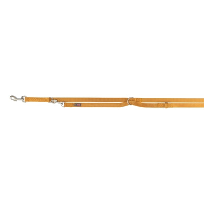Trixie Premium-Hundeleine, verstellbar, Currygelb
