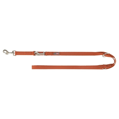 Trixie Premium-Hundeleine, verstellbar, rostbraun