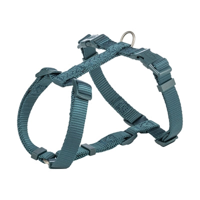 Trixie Premium-Hundegeschirr, H-Geschirr, Petrolblau
