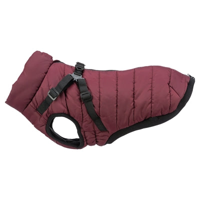 Trixie Dog Jacke Pirou mit Geschirr Sangria