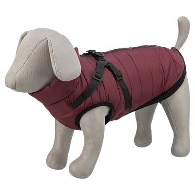 Trixie Dog Jacke Pirou mit Geschirr Sangria