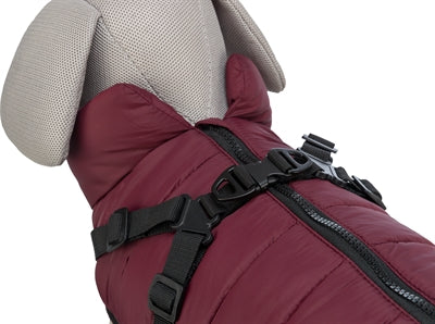 Trixie Dog Jacke Pirou mit Geschirr Sangria