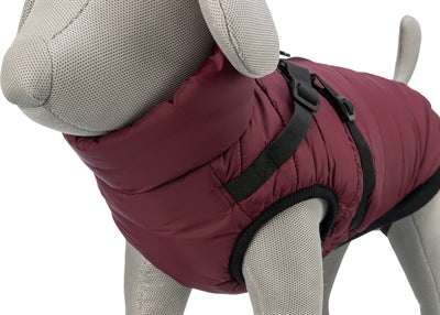 Trixie Dog Jacke Pirou mit Geschirr Sangria