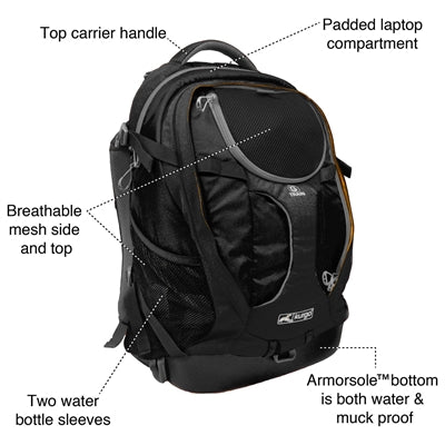 Kurgo G-Train Rucksack schwarz