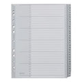 Tabbladen leitz grijs 1 tot 31 a4 polypropyleen