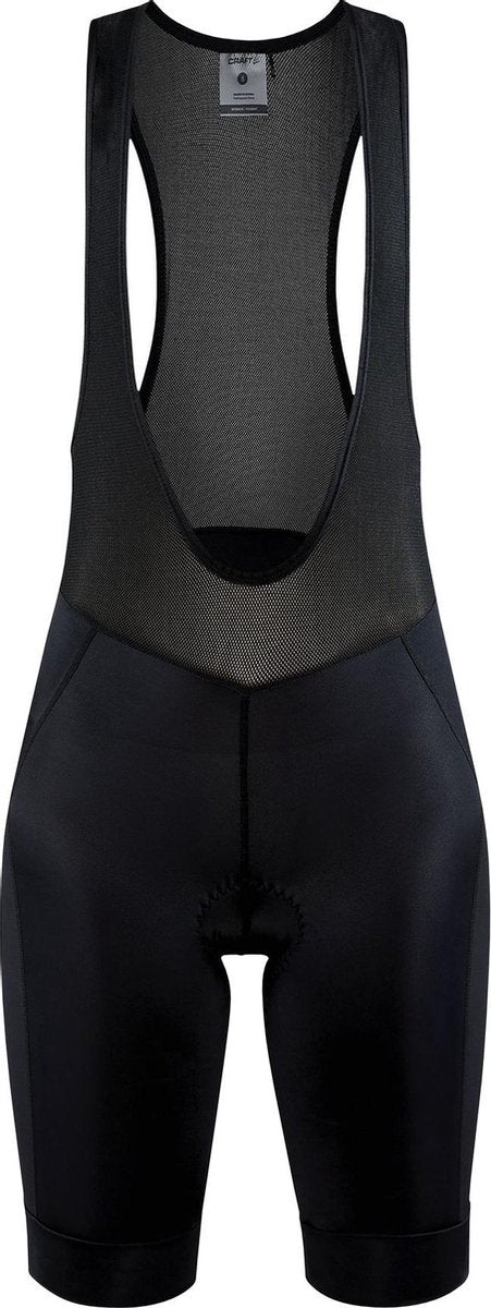 Craft endur bib shorts c4 w dames fietsbroek - zwart m