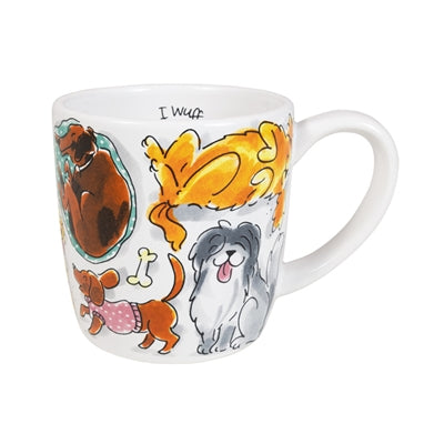 Blond Amsterdam, stämmige Tasse, Hundeliebe