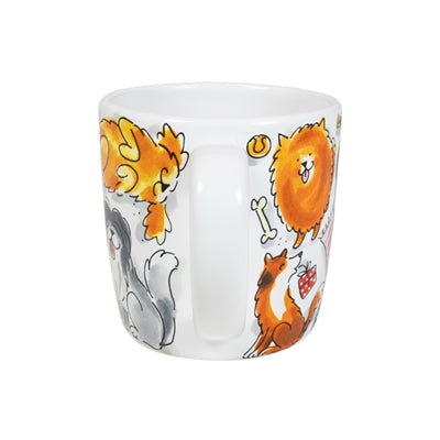 Blond Amsterdam, stämmige Tasse, Hundeliebe