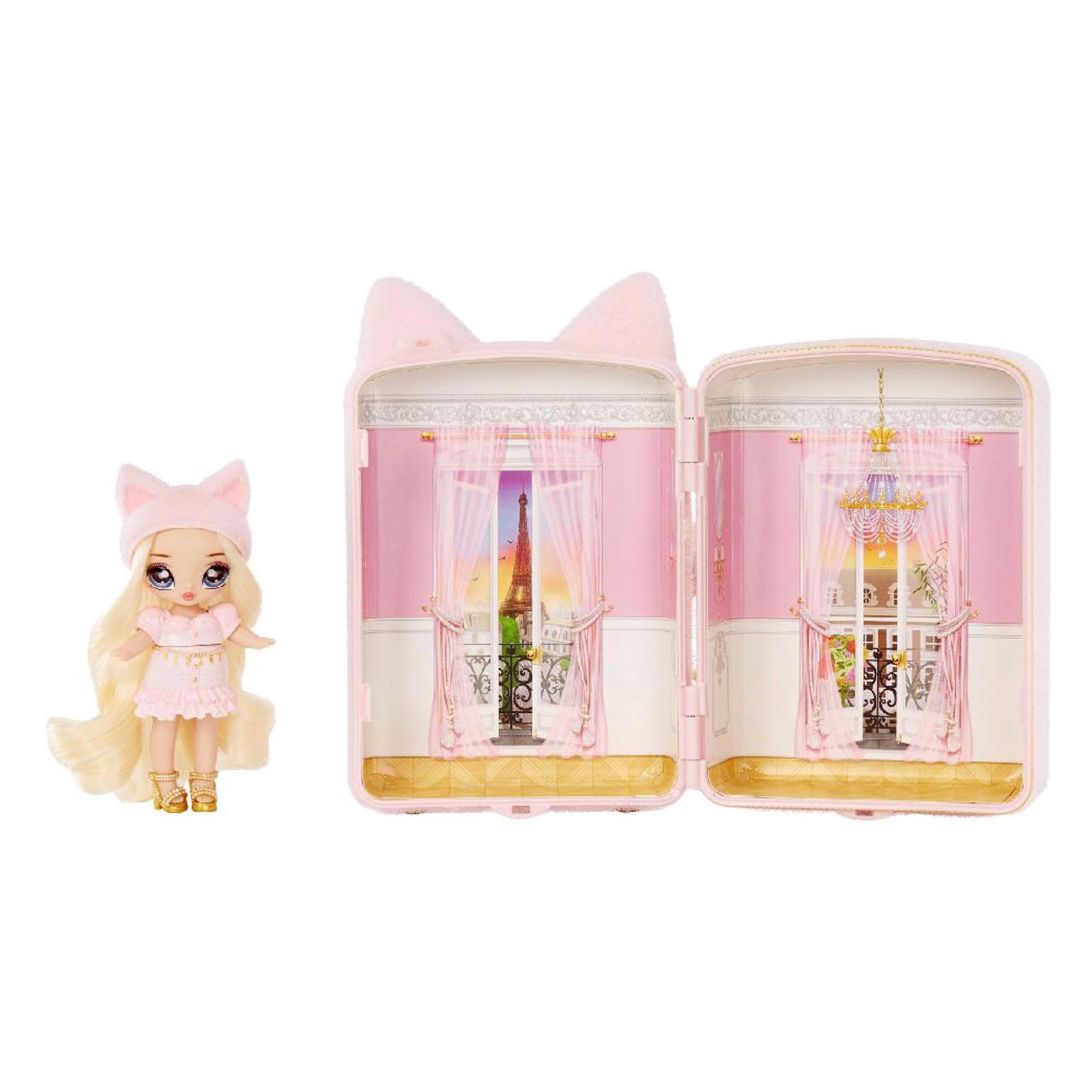 MGA Entertainment Na! n / A! n / A! Überraschungsspielset mit Mini-Rucksack – Pariser Kätzchen