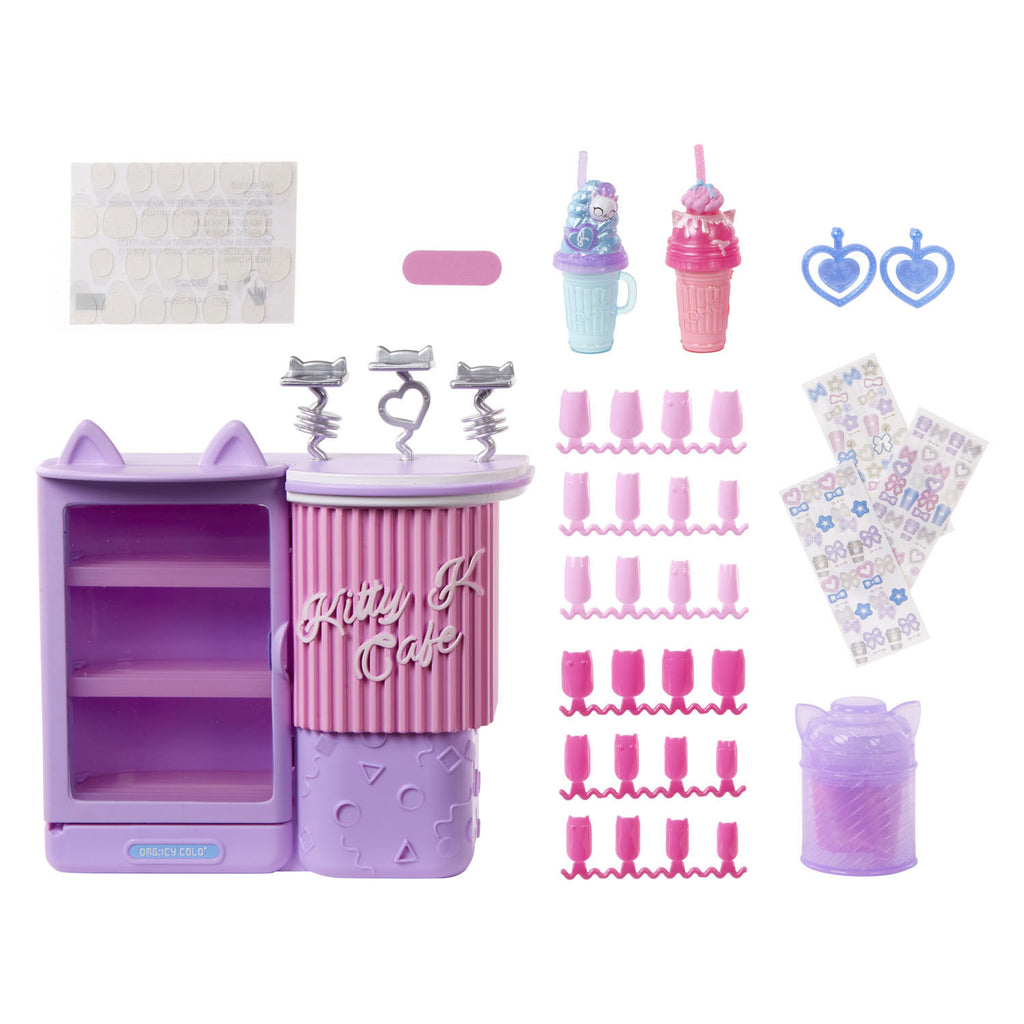 MGA Entertainment Super Raschung! OMG. Süße Nägel - Kitty K Café