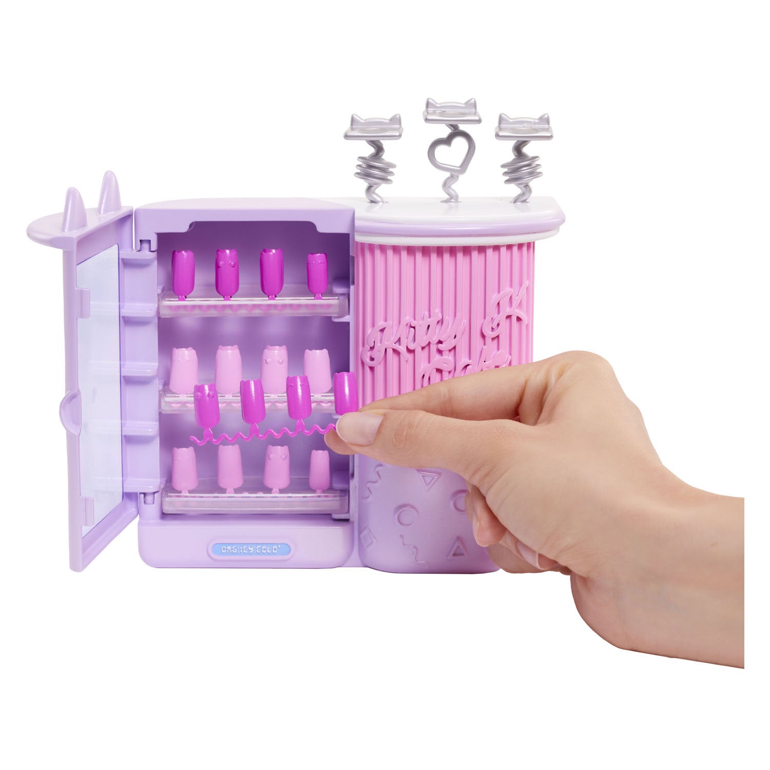 MGA Entertainment Super Raschung! OMG. Süße Nägel - Kitty K Café