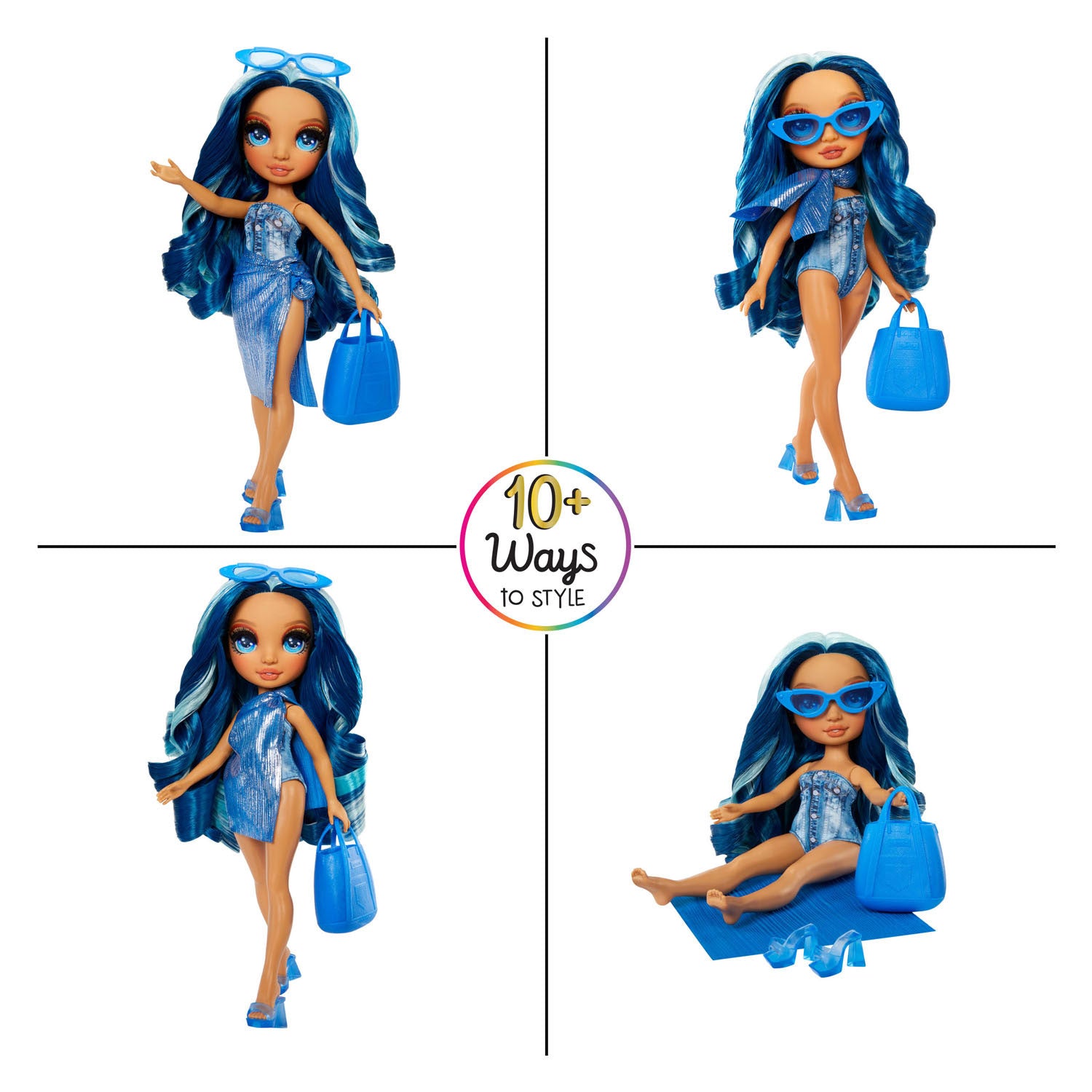 MGA Entertainment Rainbow High Swim Style Puppe - Skyler
