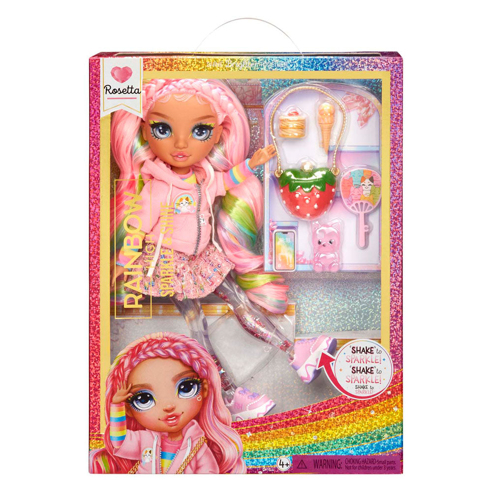 MGA Entertainment Rainbow High Sparkle Shine Modepuppe - Rosetta