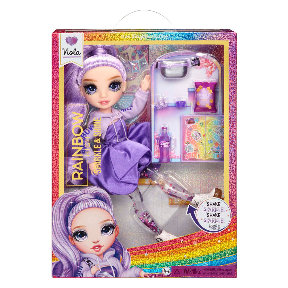 MGA Entertainment Rainbow High Sparkle Shine Fashion Doll - Viola