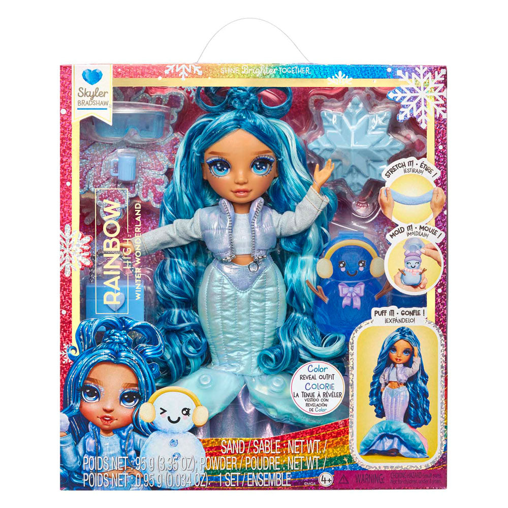 Mga entertainment rainbow high winter wonderland pop - skyler blauw
